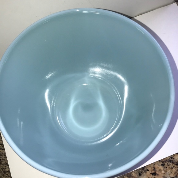 Vintage Fire King Delphite blue mixing bowl - Picture 3 of 9